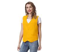 Top Tie Gilet da Uomo, Canottiera Unisex con Bottoni, Smanicato Gilet per commesso del supermercato e volontari