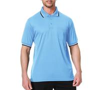 Top Tie Maglia Arbitrale da Baseball e Softball Polo a Maniche Corte Maglietta Arbitro