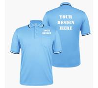 Top Tie Maglia da Arbitro Personalizzata per Baseball e Softball, Polo a Maniche Corte, Aggiungi Il Tuo Logo e Testo