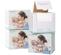 Top-Tip's BabySoft - Asciugamani per il viso usa e getta in 100% puro cotone, salviette asciutte senza lanugine per neonati e pelli sensibili, tessuto viso ultra morbido, 20 x 25,4 cm, 40 pezzi