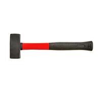 TOP TOOLS Martello per pietra - Martello a due fori in fibra di vetro - Martello per pietra - Martello per pietra - Peso della campana: 1250 g - Manico antiscivolo
