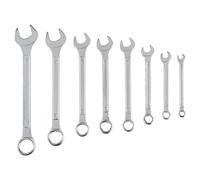 TOP TOOLS Set di 8 chiavi combinate, 6-19 mm, dimensioni: 6, 8, 10, 12, 13, 14, 17, 19 mm