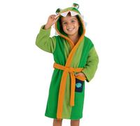 Top Towel - Accappatoio Bambino e Bambina Foxy in Cotone 100% | Spugna Morbida e Assorbente Certificata OEKO-TEX® 450 g/m² | Con Cappuccio, Tasca e Cintura - Ideale per Bagno o Piscina - 2 Anni