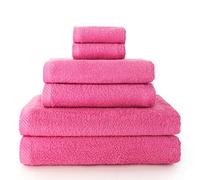Top Towel - Combinazione - 2 Asciugamani da Bidet o Viso - 2 Asciugamani da Lavabo o Mani + 2 Asciugamani da Doccia - Set di Asciugamani - Asciugamani da Bagno 100% Cotone