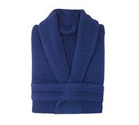 Top Towel Elegant-Accappatoio per Donna e Uomo 100% Cotone, 500 g/m² -Opzione con o Senza Cappuccio-Morbido e Assorbente per Doccia, Spa e Piscina, Marino, M Unisex-Adulto