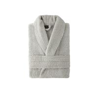 Top Towel Elegant-Accappatoio per Donna e Uomo 100% Cotone, 500 g/m² -Opzione con o Senza Cappuccio-Morbido e Assorbente per Doccia, Spa e Piscina, Grigio Argento, XL Unisex-Adulto