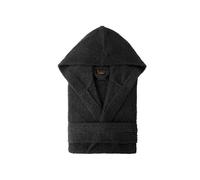 Top Towel Elegant-Accappatoio per Donna e Uomo 100% Cotone, 500 g/m² -Opzione con o Senza Cappuccio-Morbido e Assorbente per Doccia, Spa e Piscina, Nero, XL Unisex-Adulto