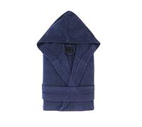 Top Towel Elegant-Accappatoio per Donna e Uomo 100% Cotone, 500 g/m² -Opzione con o Senza Cappuccio-Morbido e Assorbente per Doccia, Spa e Piscina, Marino, XXL Unisex-Adulto