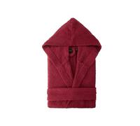Top Towel Elegant-Accappatoio per Donna e Uomo 100% Cotone, 500 g/m² -Opzione con o Senza Cappuccio-Morbido e Assorbente per Doccia, Spa e Piscina, Granata, XL Unisex-Adulto