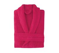 Top Towel Elegant-Accappatoio per Donna e Uomo 100% Cotone, 500 g/m² -Opzione con o Senza Cappuccio-Morbido e Assorbente per Doccia, Spa e Piscina, Fucsia, M Unisex-Adulto