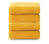 Top Towel Plus - Set di 4 Asciugamani da Bagno e Lavabo 100% Cotone | Asciugamani Morbidi, Assorbenti e Resistenti 50x100 cm | Set Ideale per Bagno Moderno