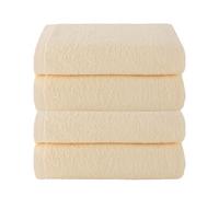 Top Towel Plus - Set di 4 Asciugamani da Bagno e Lavabo 100% Cotone | Asciugamani Morbidi, Assorbenti e Resistenti 50x100 cm | Set Ideale per Bagno Moderno