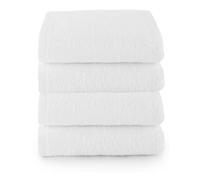 Top Towel Plus - Set di 4 Asciugamani da Bagno e Lavabo 100% Cotone | Asciugamani Morbidi, Assorbenti e Resistenti 50x100 cm | Set Ideale per Bagno Moderno