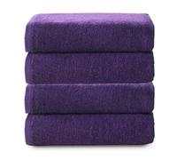 Top Towel Plus - Set di 4 Teli Doccia Grandi 100% Cotone | Teli da Bagno 70x140 cm Morbidi, Assorbenti e Resistenti | Set Ideale per Bagno Moderno