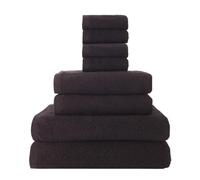 Top Towel - Set di 8 Asciugamani da Bagno - 2 da Doccia, 2 da Mani/Lavabo e 4 da Viso o Bidet - 100% Cotone Morbido 400 g/m² - Ideale per Bagno Moderno ed Elegante