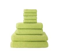Top Towel - Set di 8 Asciugamani da Bagno - 2 da Doccia, 2 da Mani/Lavabo e 4 da Viso o Bidet - 100% Cotone Morbido 400 g/m² - Ideale per Bagno Moderno ed Elegante