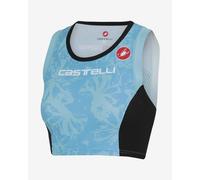 Top triathlon Castelli Free Tri Top Rosso Corsa azzuro donna - S