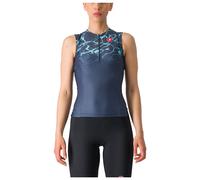 Top triathlon donna Free 2 blu/turchese L