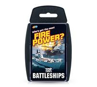 Top Trumps Battleships Classics Card Game, scopri alcuni fatti interessanti in questo gioco educativo ricco tra cui la velocità dell'HMS Triumph, 2 più giocatori è un ottimo regalo per bambini dai 6