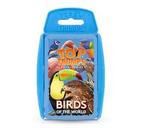 Top Trumps Birds of the World Classics Card Game, Scopri alcuni fatti interessanti in questo gioco educativo ricco tra cui l'apertura alare della ghiandaia blu, 2 più giocatori è un ottimo regalo per