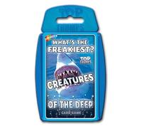 Top Trumps Creatures of The Deep - Gioco di carte classico, impara fatti su meduse blubber blu, polpo e pinguini in questo gioco educativo imballato, regalo e giocattolo per ragazzi e ragazze dai 6