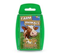 Top Trumps Farm Animals Classics Card Game, scopri la durata media di un asino, l'ingegno di una volpe e la carineria di una pecora, educativo per 2 più giocatori è un ottimo regalo per bambini dai 6