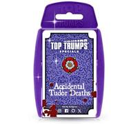 Top Trumps Gioco di carte Accidental Tudor Deaths, edizione speciale storica, età 8+, 2-6 giocatori