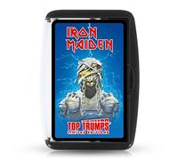 Top Trumps Gioco di carte Iron Maiden Limited Edition, rivivi la storia della musica con 30 dei loro più grandi album, singoli e tour, ottimo regalo per i fan degli Iron Maiden dai 18 anni in su