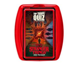 Top Trumps Quiz Stranger Things Edition - Gioco di Carte a Quiz per i Fan di Stranger Things! - Articoli e Merchandising per Fan - Gioco di Carte per 2+ Giocatori dai 15+ Anni - Tedesco