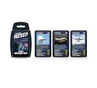 Top Trumps Ultimate Military Jets Classics Card Game, impara fatti sul Dassault Rafale e sull'E-3 Sentry in questo gioco educativo, 2 più giocatori è un ottimo regalo per bambini dai 6 anni in su