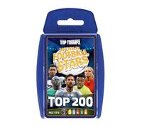 Top Trumps World Football Stars Top 200 - Gioco di carte 1 - Gioca con Lionel Messi, Sadio Mane, Mac Allister, Ederson e Jamal Musiala - Regalo educativo per bambini dai 6 anni in su