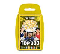 Top Trumps World Football Stars Top 200 Gioco di carte 2 Gioca con Kylian Mbappe, Beth Mead, Luka Modric e Pernille Harder, regalo educativo per bambini dai 6 anni in su