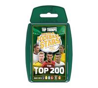 Top Trumps World Football Stars Top 200 Card Game Pack 5, Gioca con Ronaldo, Kevin De Bruyne, Putellas e Paredes, Regalo educativo per Bambini dai 6 Anni in su, Verde