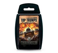 Top Trumps World of Tanks, gioco di carte speciali, gioca con 30 macchine da guerra tra cui i leggendari Sherman, Churchills, Tigri e T-34, gioco educativo di viaggio è un ottimo regalo per bambini