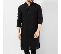 Top uomo uomo accappatoio blusa tunica cotone quotidiano indiano regolare tradiz