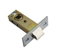TOP-VIGOR 1 chiavistello tubolare a mortasa da 40 mm, serratura a linguetta piatta, silenziosa per porte interne, maniglie a leva