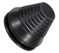 TOP-VIGOR 12 occhielli conici in gomma diametro 40 mm nero a forma di torre per foro per trapano per protezione del filo e sigillatura firewall
