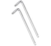 TOP-VIGOR 2 barre di estensione a forma di L da 1/4", chiavi a barra per interruttori da 15,2 cm, in acciaio al cromo vanadio con sfera a molla, strumenti a manico lungo per spazi ristretti