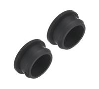 TOP-VIGOR 2Pz Tappi In Silicone A Scatto - Ø 27mm Tappi Copriforo Tondi - Tappi Di Tenuta Impermeabili In Gomma Per Pannello A Filo - Coperture Sigillanti Per Cucina Bagno Garage - Nero