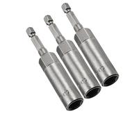 TOP-VIGOR 3 punte esagonali a cambio rapido da 1/4, punte per trapano avvitatore da 10 mm, lunghezza 80 mm, per lavorazione del legno, riparazione auto, manutenzione macchine, mobili, sistema metrico