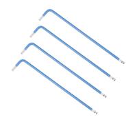 TOP-VIGOR 4 chiavi a brugola con estremità a sfera da 3 mm, a forma di L, a forma di L, per fai da te, riparazione professionale di macchine