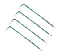 TOP-VIGOR 4 chiavi esagonali con estremità a sfera da 2,5 mm, a forma di L, a forma di L, chiavi esagonali a brugola, per fai da te, riparazione professionale di macchine