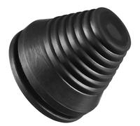 TOP-VIGOR 6 anelli di tenuta conici in gomma, diametro di 40 mm, a forma di torre, colore nero, per la protezione del filo e la sigillatura di firewall