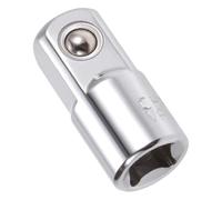 TOP-Vigor - Adattatore per presa da 1/4" (F) x 3/8" (M), riduttore in acciaio al cromo vanadio con fermo a sfera, adattatore da 1/4 a 3/8 per cricchetti e utensili manuali