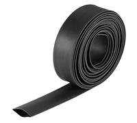 TOP-VIGOR Guscio Termorestringente 20mm con - Tubo Termorestringente 7m, Rapporto 2:1 per Isolamento Elettrico, Riparazioni Cavi, Connettori Elettrici, Nero
