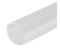 TOP-VIGOR Guscio Termorestringente 3.5mm con - Tubo Termorestringente 1m, Rapporto 2:1 per Isolamento Elettrico, Riparazioni Cavi, Connettori Elettrici, Trasparente
