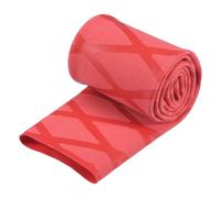 TOP-VIGOR Guscio Termorestringente 30mm con - Tubo Termorestringente 0.5m, Rapporto 2:1 per Isolamento Elettrico, Riparazioni Cavi, Connettori Elettrici, Strisce Rosse
