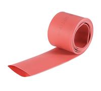 TOP-VIGOR Guscio Termorestringente 30mm con - Tubo Termorestringente 1m, Rapporto 2:1 per Isolamento Elettrico, Riparazioni Cavi, Connettori Elettrici, Rosso