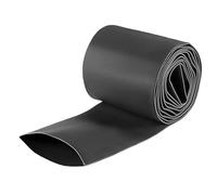 TOP-VIGOR Guscio Termorestringente 50mm con - Tubo Termorestringente 2m, Rapporto 2:1 per Isolamento Elettrico, Riparazioni Cavi, Connettori Elettrici, Nero