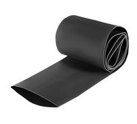 TOP-VIGOR Guscio Termorestringente 70mm con - Tubo Termorestringente 1m, Rapporto 2:1 per Isolamento Elettrico, Riparazioni Cavi, Connettori Elettrici, Nero